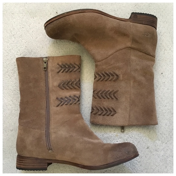 Suede Ugg zip boots - Picture 2 of 8